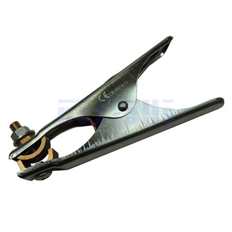 crocodile clamp for earthing.